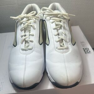 Nike Lunarlon Womens Gold White Golf Shoes preowned Size 11